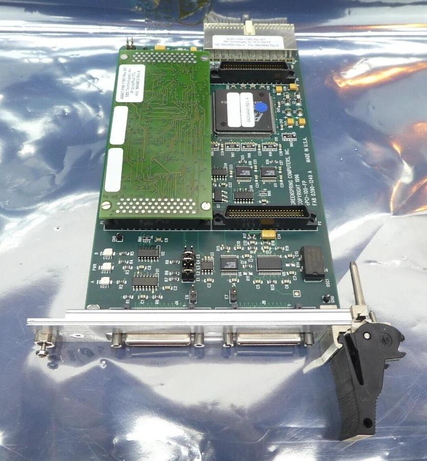 Used SBS Technologies CPCI-100A-FP Industry Pack Carrier PCB Card AMAT 0190-17950