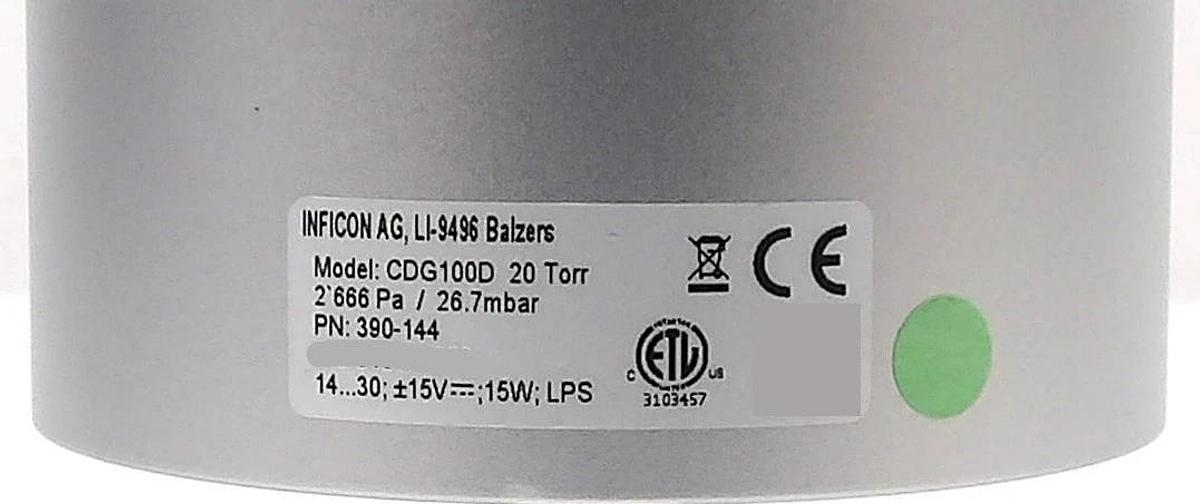 Used Inficon 390-144 Capacitance Diaphragm Gauge CDG100D Reseller Lot of 14 Working