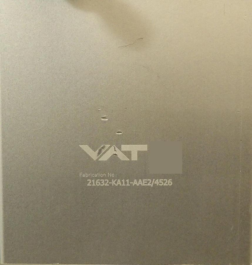 Used VAT 21632-KA11-AAE2 Pneumatic Angle Valve Reseller Lot of 2 Working Surplus
