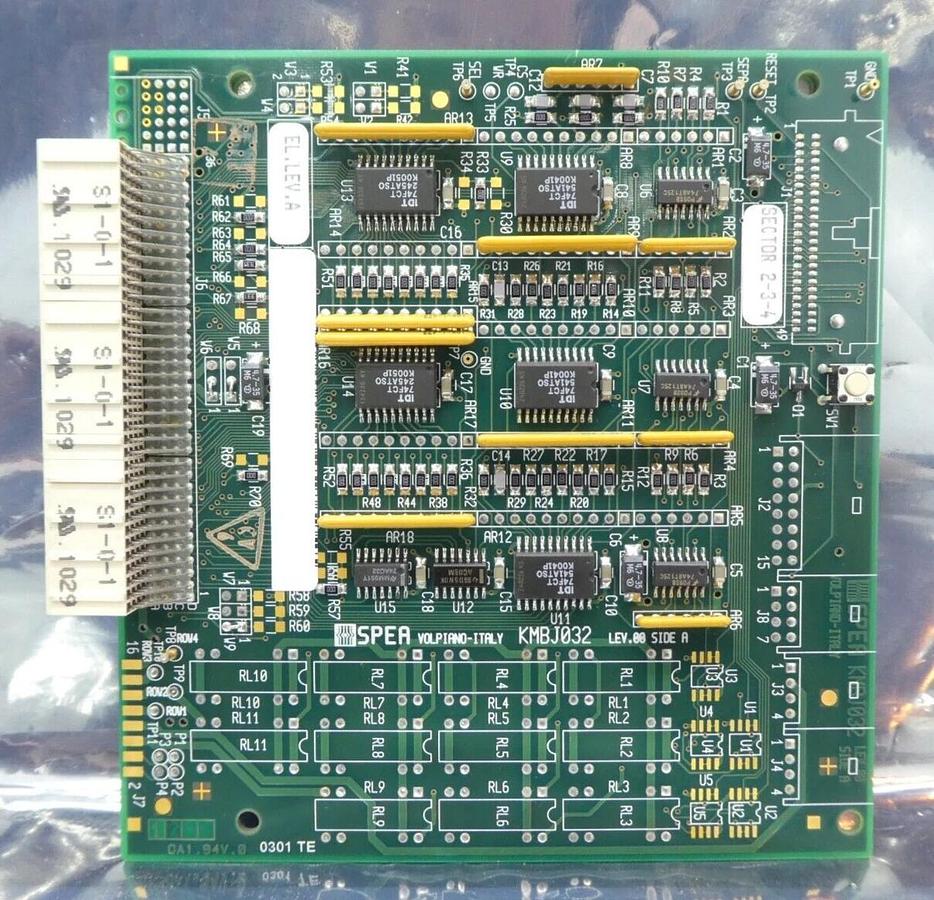 Used SPEA KMBJ032 Sector 2-3-4 Process Interface PCB EL.LEV.A Lot of 3 Working Spare