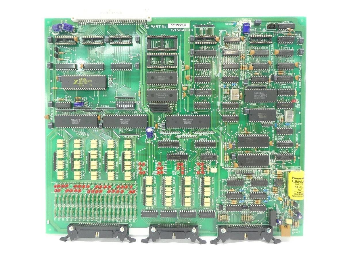 Used Varian Semiconductor VSEA V1703X Autosequencer CPU PCB V1534E01 W/ EPROMs Spare