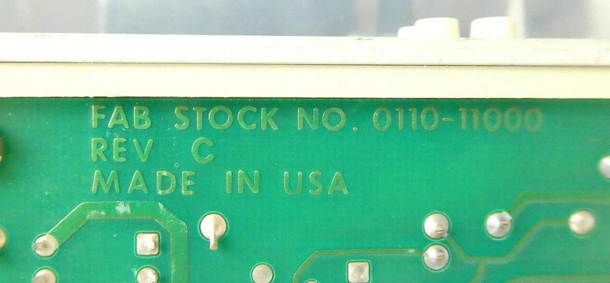 Used AMAT Applied Materials 0100-11000 Analog Input PCB Card Precision 5000 Working
