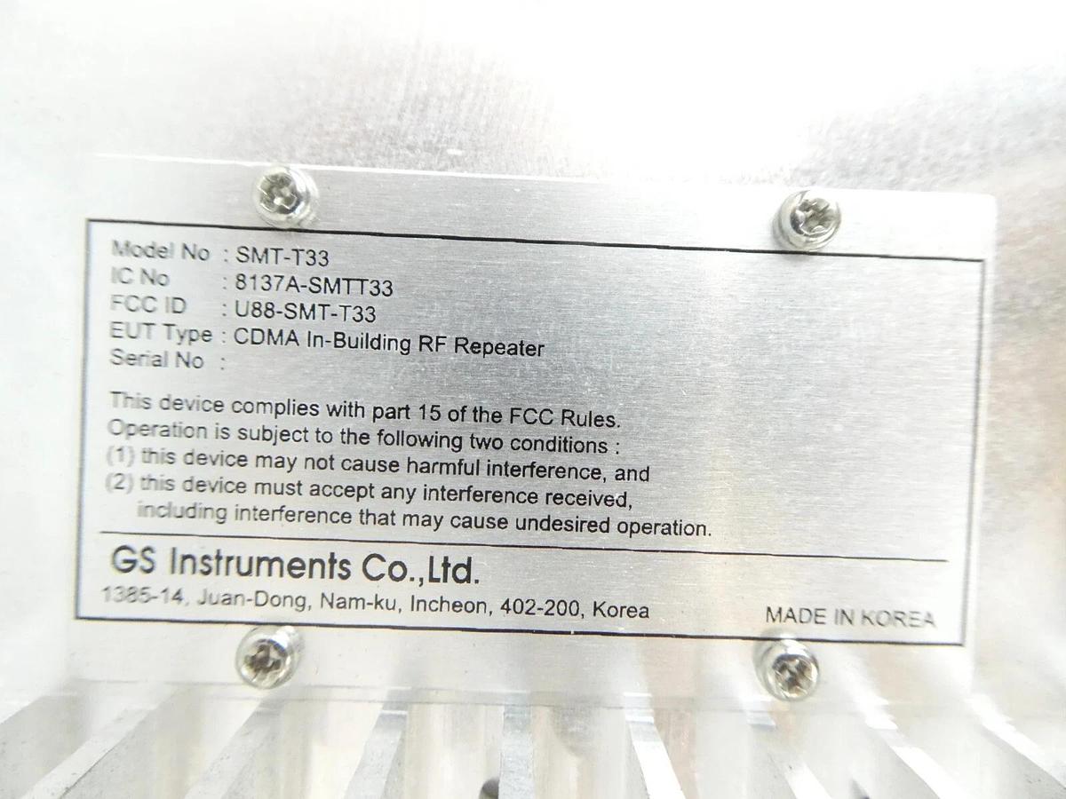 Used GS Instruments SMT-T33 Antenna Service Unit PCB Card 2500 SmartCell Working