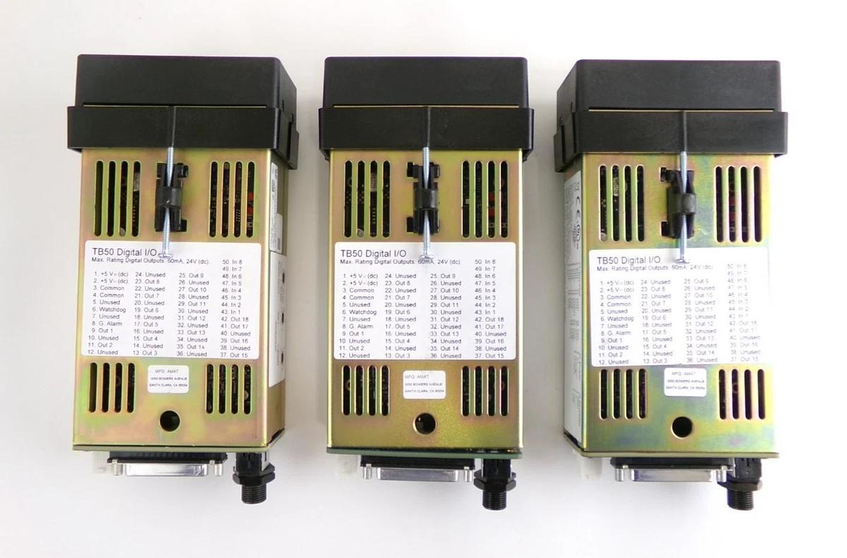 Used AMAT Applied Materials 0190-81245 TB50 Digital I/O PLC Module D8 Lot of 10