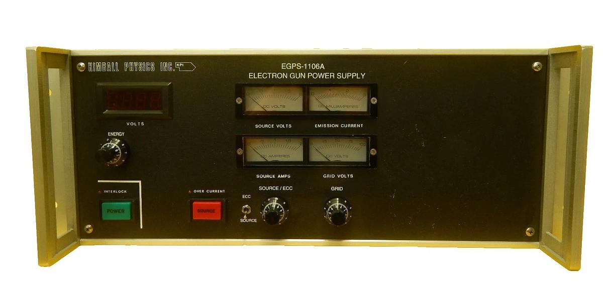 Used Kimball Physics EGPS-1106A Electron Gun Power Supply KLA-Tencor eS20XP Used