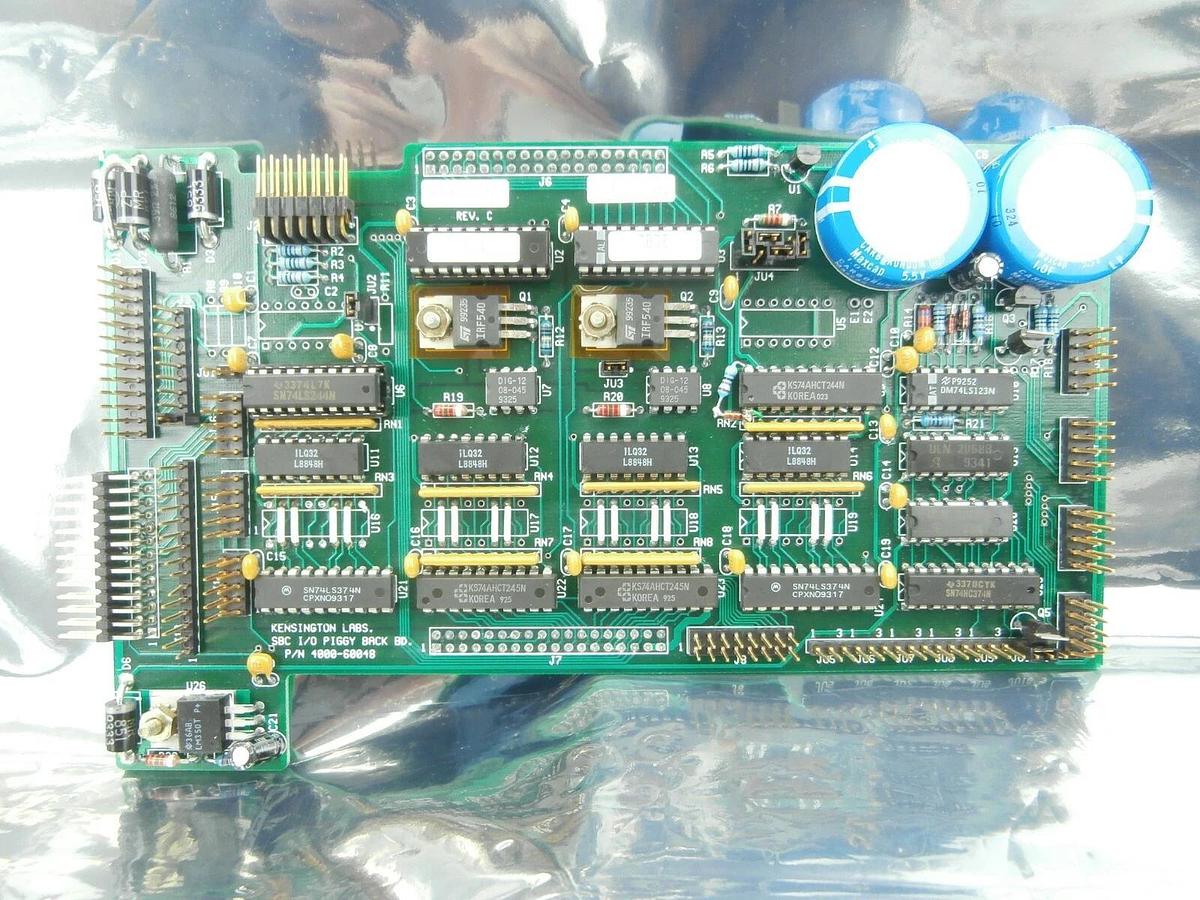 Used Kensington Laboratories 4000-60048 SBC I/O Piggy Back Board PCB Used Working