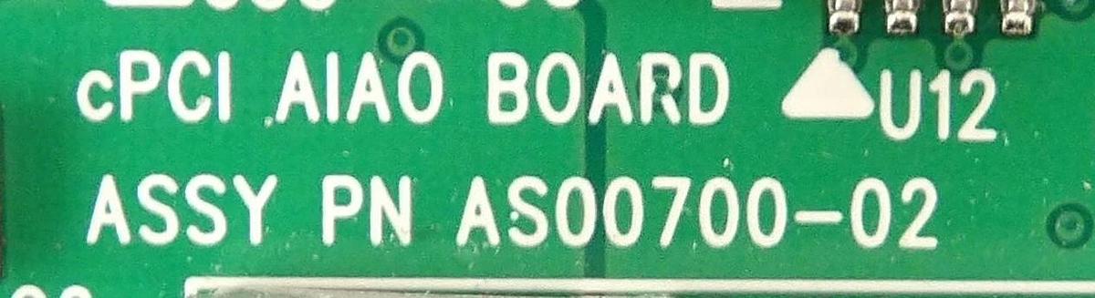 Used MKS Instruments Tenta AS00700-02 CPCI AIAO PCB Card AMAT Working