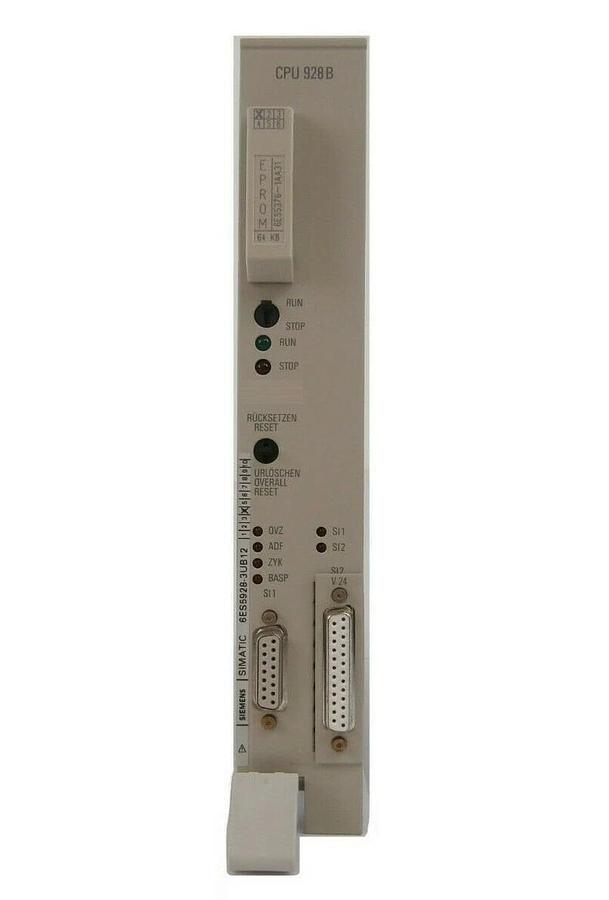 Used Siemens 6ES5928-3UB12 CPU 928 B PCB Card SIMATIC 6ES5752-0AA22 Balzers Unaxis