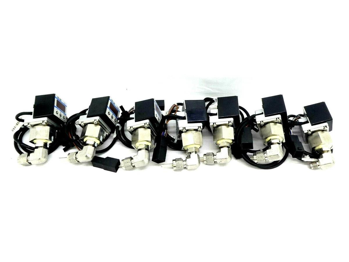 Used Copal Electronics PG-35-103R-NG1-129 Pressure Gauge TEL Lithius Lot of 7 Working