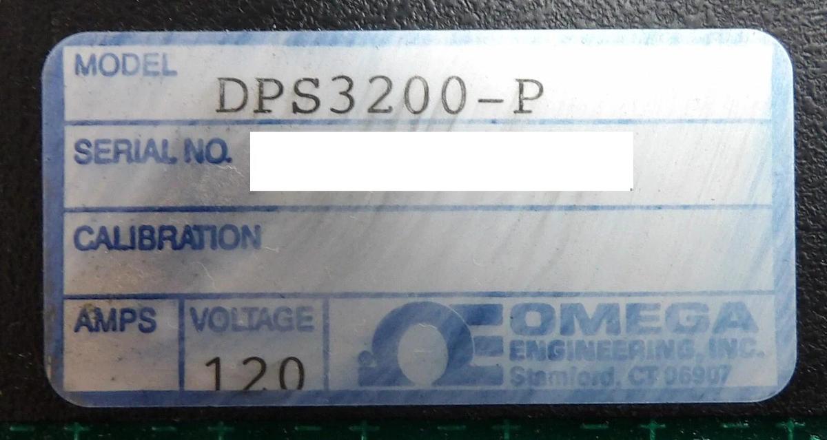 Used Omega Engineering DPS3200-P Programmable Scanner Meter Assembly DPS3200 Working