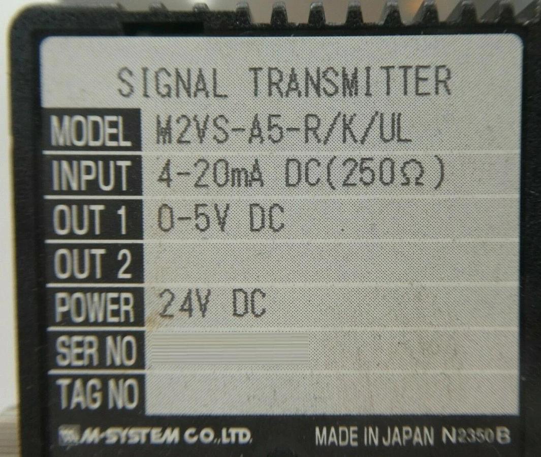 Used M-System M2VS-A5-R/K/UL Signal Transmitter M2VS Nikon NSR FX-601F Working Spare