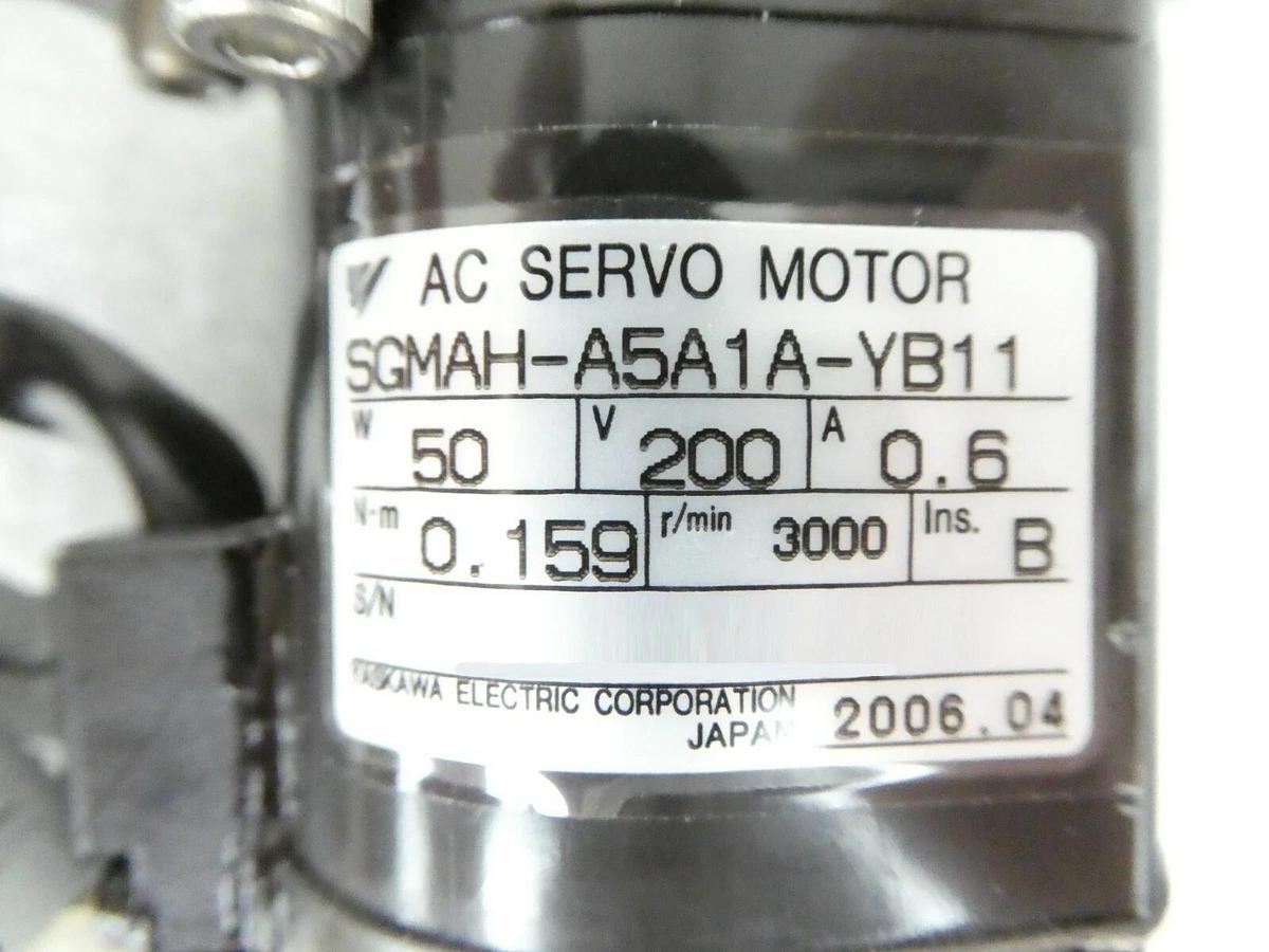 Used Yaskawa Electric SGMAH-A5A1A-YB11 Reseller Lot of 12 Nikon NSR FX-601F Working