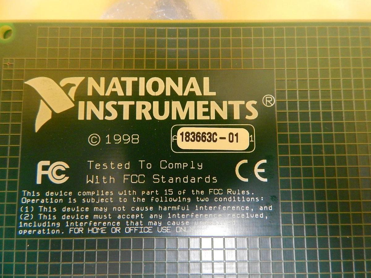 Used National Instruments AT-GPIB/TNT Plug and Play PCB Card 183663C-01 Used Working