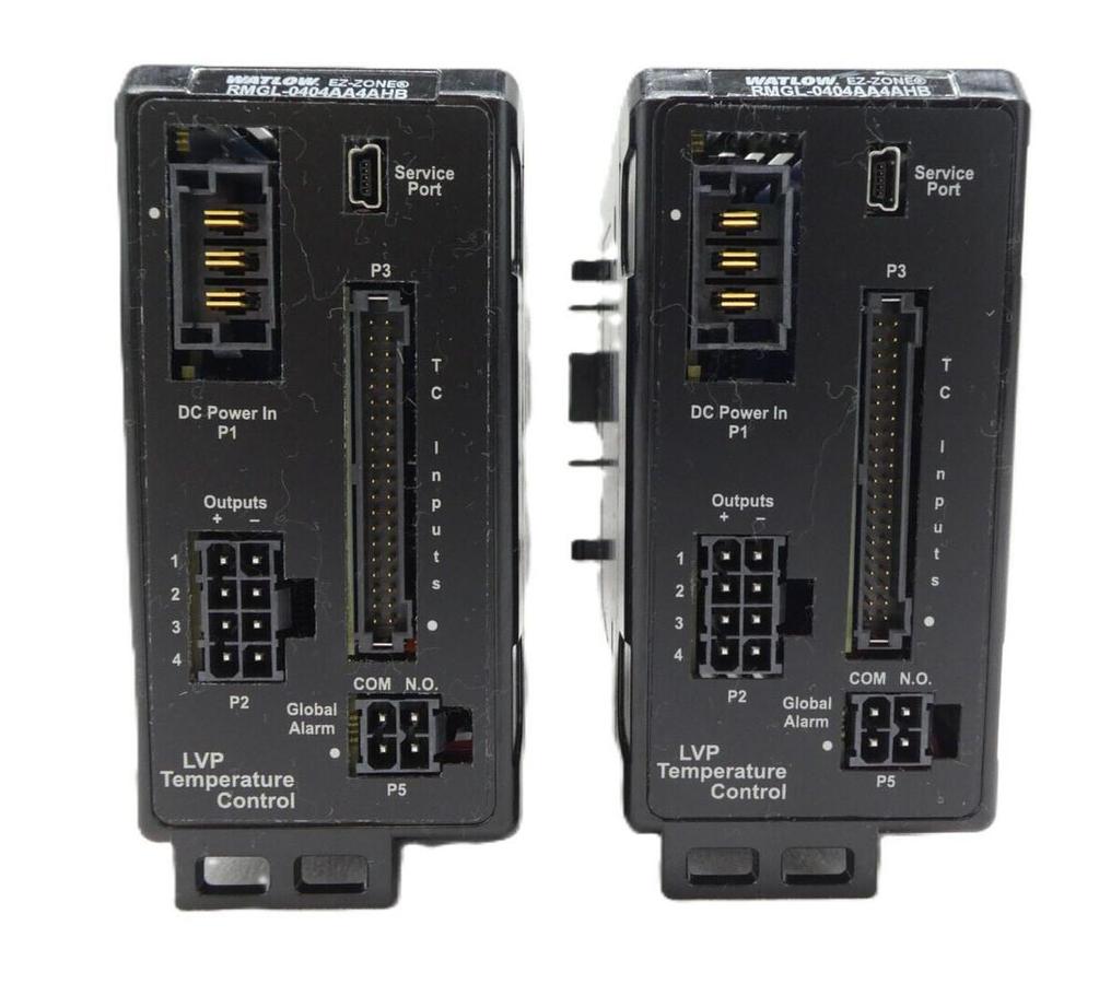 Used Watlow RMGL-0404AA4AHB LVP Temperature Controller 0195-15821 Lot of 2 Working