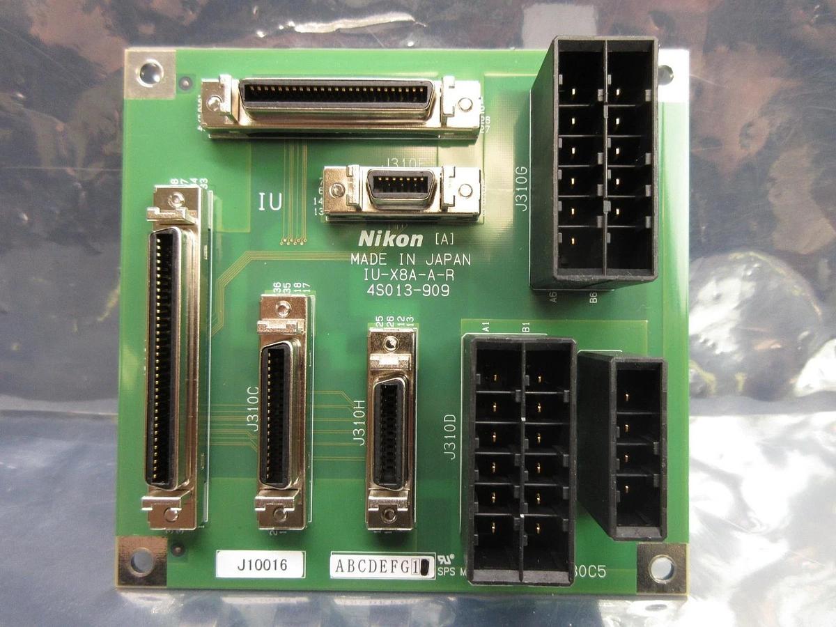 Used Nikon 4S013-909 Interface Board PCB IU-X8A-A-R NSR-S620D ArF Immersion Used