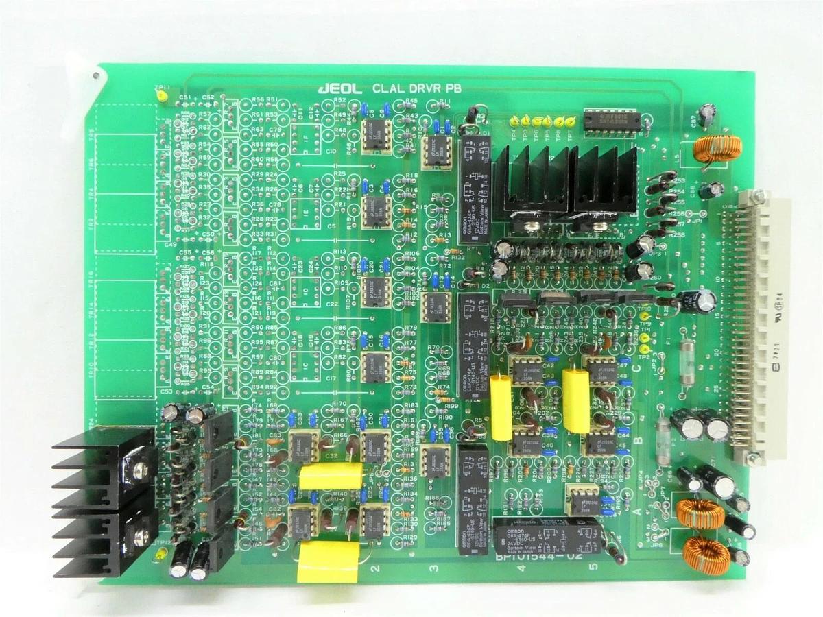 Used JEOL BP101544-02 Driver PCB Card CLAL DRVR PB JWS-7555S SEM Working Spare