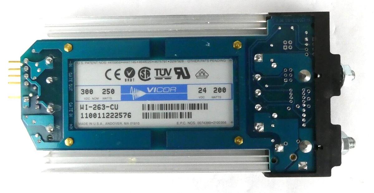 Used Vicor WI-263-CU DC Converter 24v 200w Reseller Lot of 2 Working Surplus