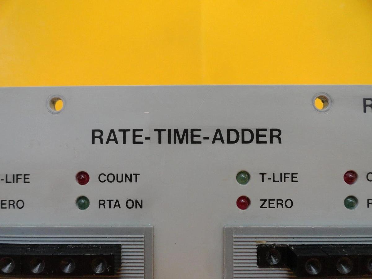 Used Balzers BG M66 500 Dual RATE-TIME-ADDER Module RTA 101 RTA101 Used Working
