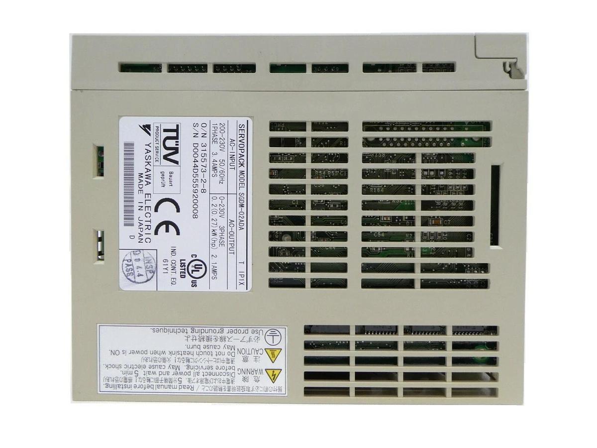 Used Yaskawa Electric SGDM-02ADA 200V Servo Drive SERVOPACK Ver. 0900F Working Spare