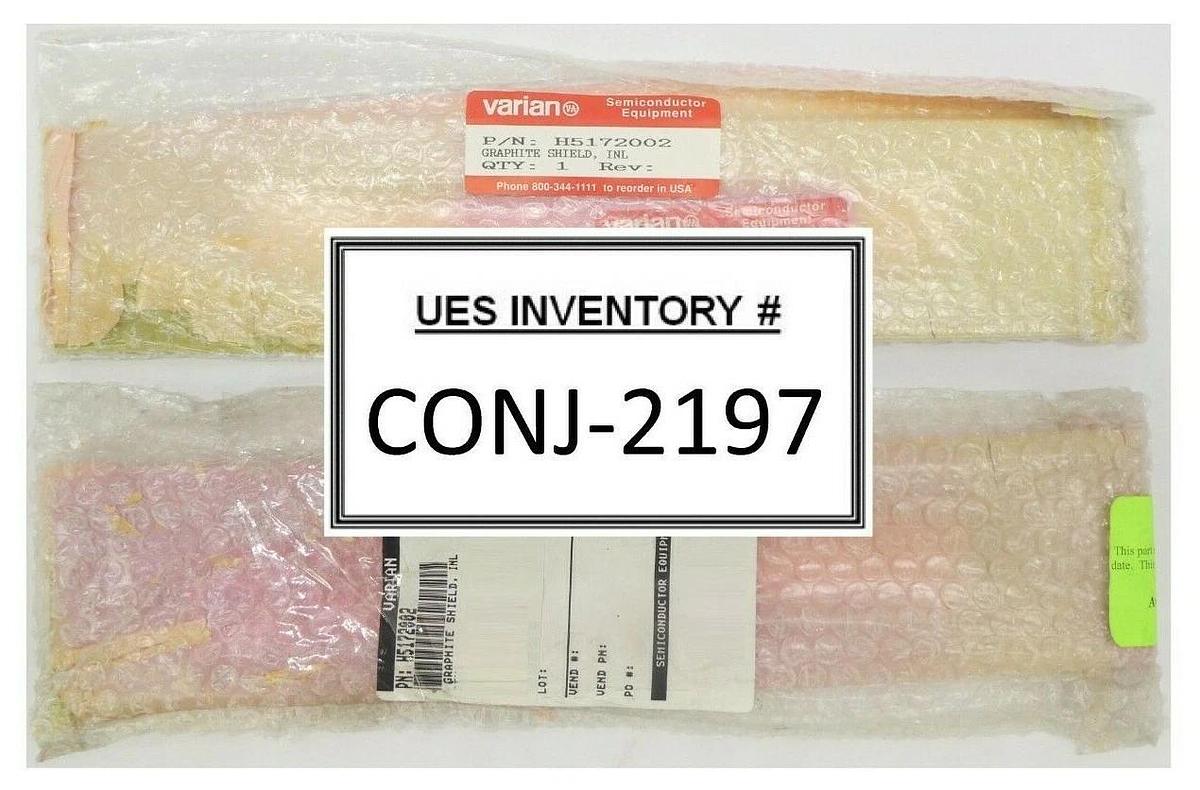 Varian Semiconductor Equipment VSEA H5172002 INL Graphite Shield Lot of 2 New