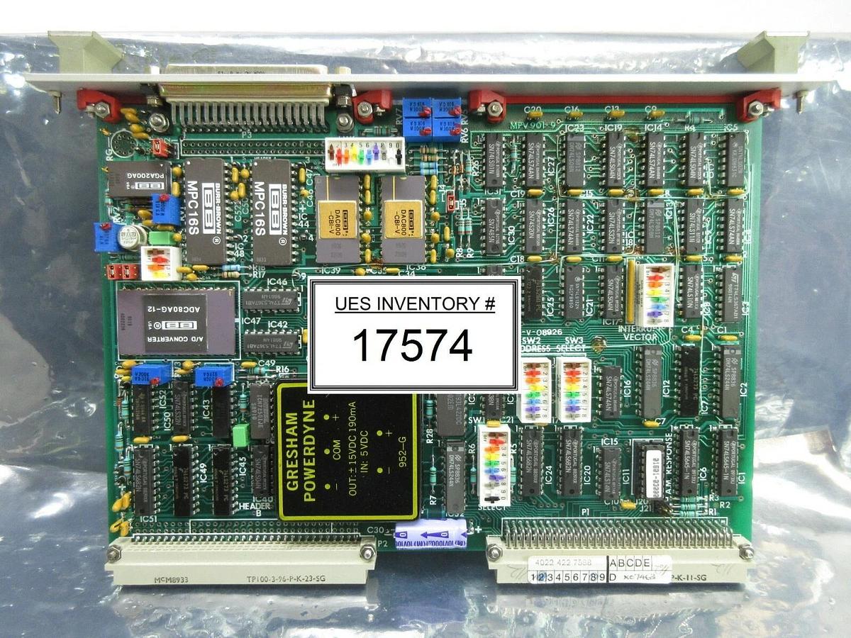 Used Philips PG 3652 Processor PCB Card ASML 4022.422.7588 PAS 5000/2500 Used