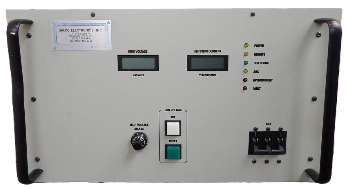 Used Universal Voltronics ERC-10-1000N-STD-J37 High Voltage Power Supply Working