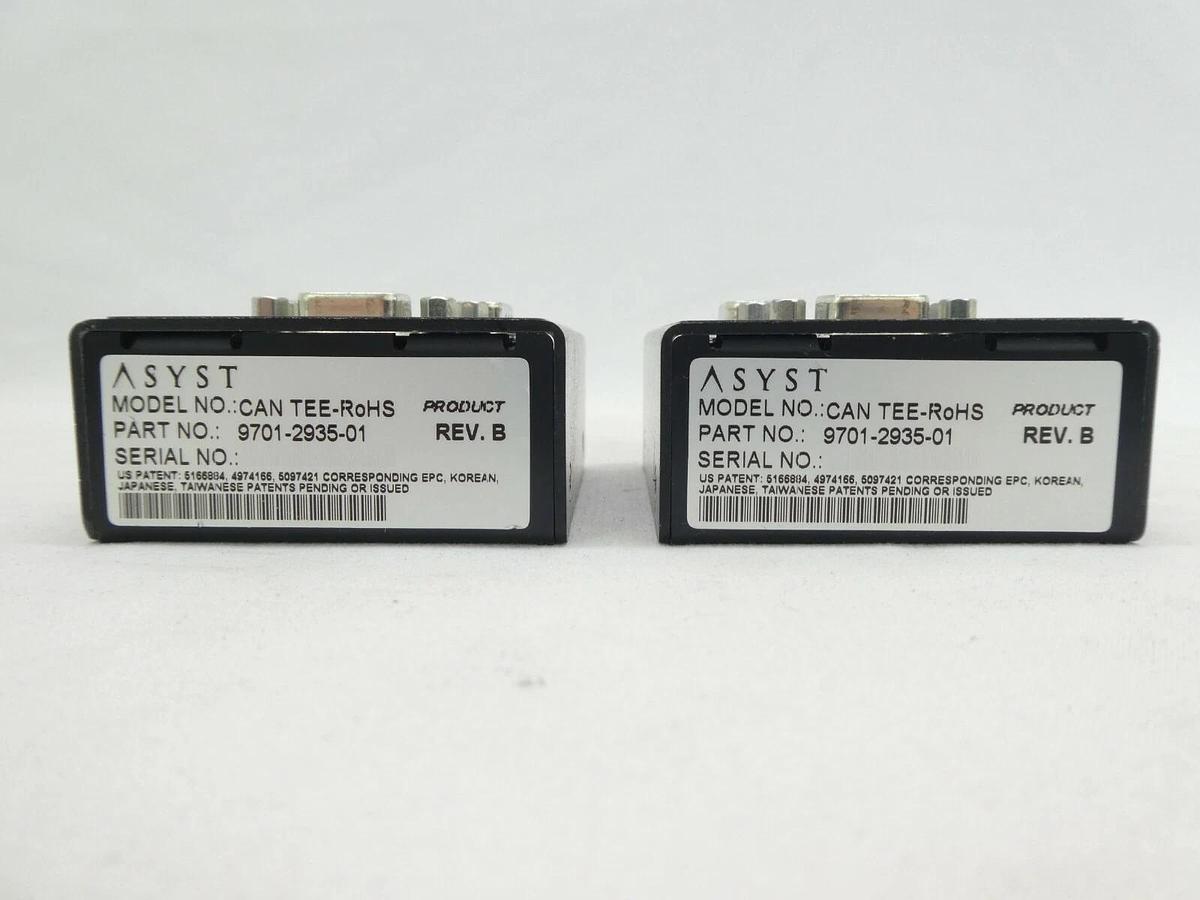 Used Asyst Technologies 9701-2935-01 CAN Device CAN TEE-RoHS Rev. B Lot of 2 Working