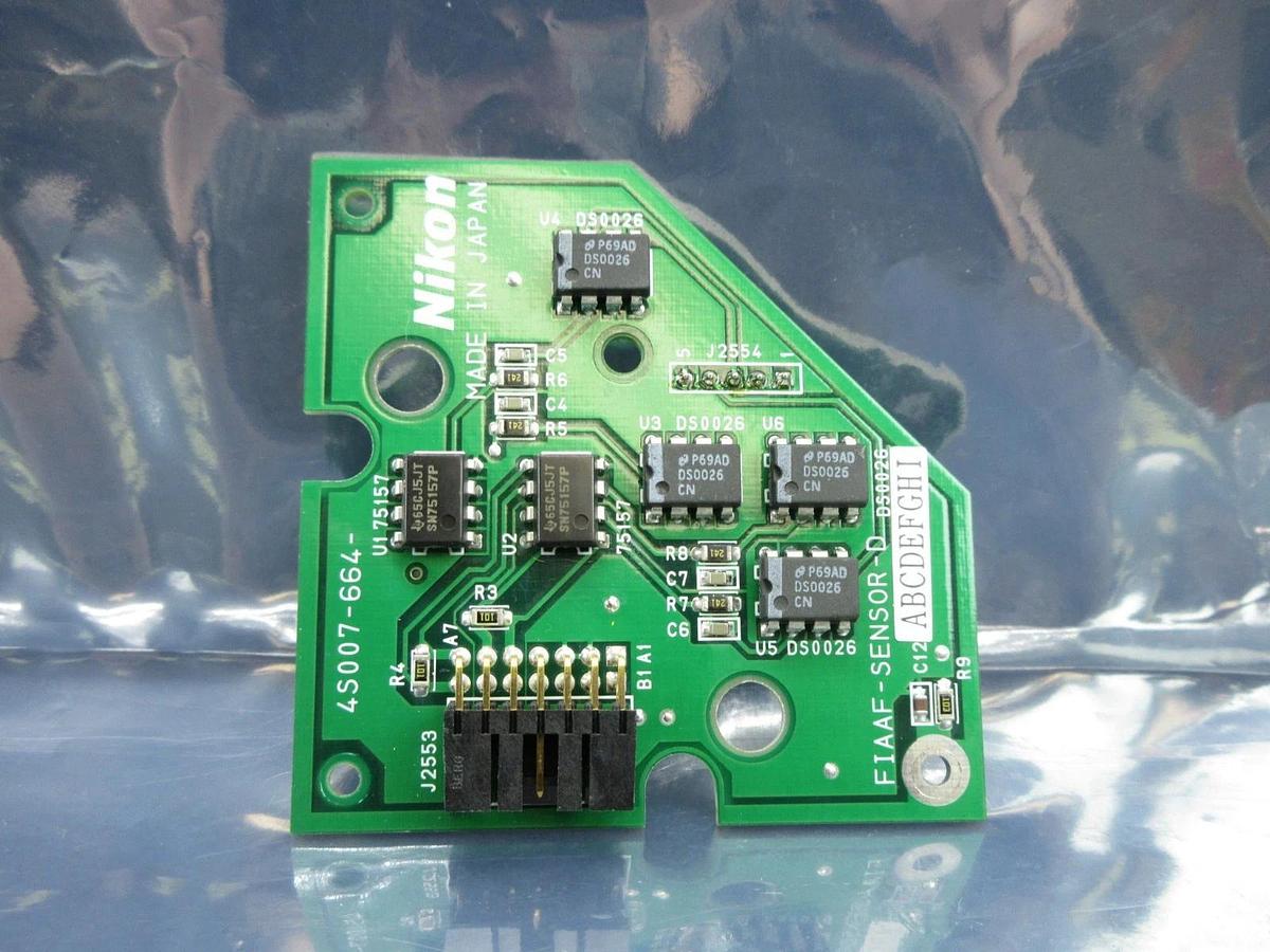 Used Nikon 4S007-664 FIAAF Sensor Interface Board PCB FIAAF-SENSOR-D NSR-S202A Used