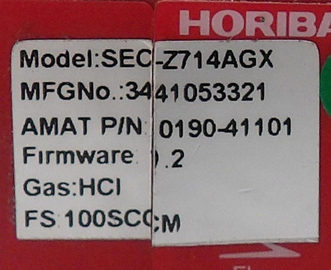 Used Horiba STEC SEC-Z714AGX Mass Flow Controller MFC Z700 Lot of 10 Working Spare