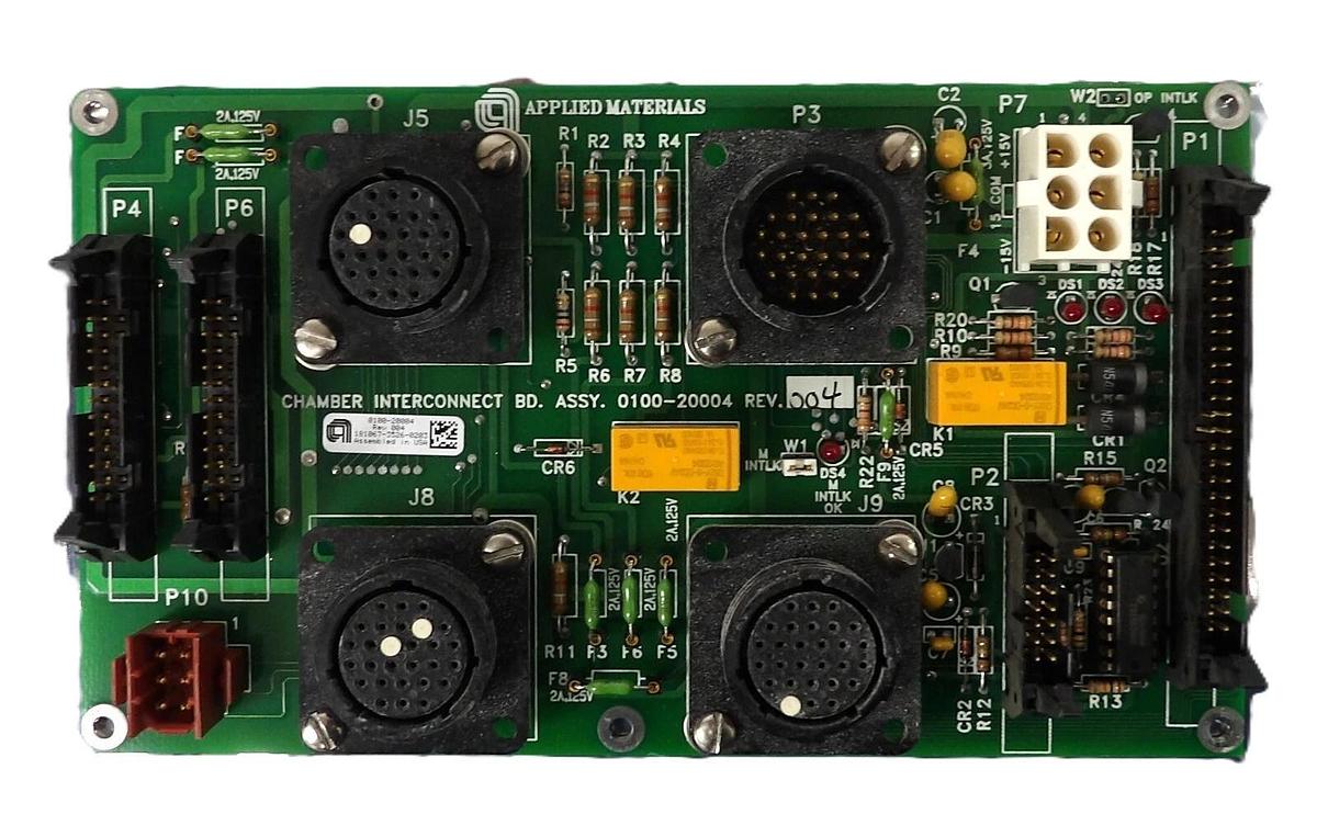 Used AMAT Applied Materials 0100-20004 Chamber Interconnect PCB Assembly Working