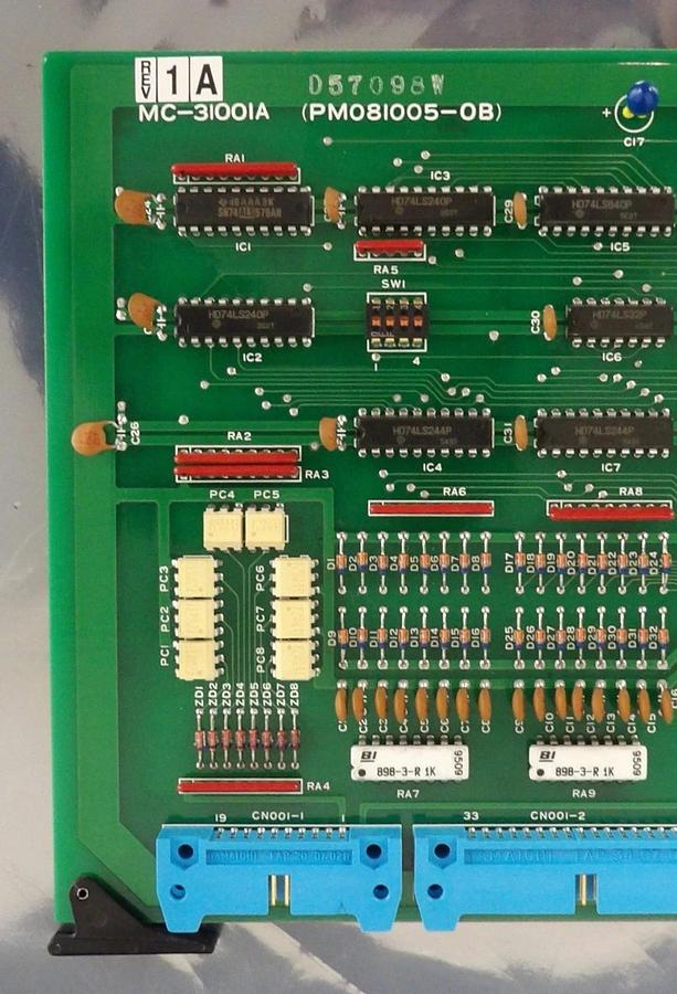 Used TEL Tokyo Electron MC-31001A Relay Process PCB Card PM081005-0B Lot of 2 Working