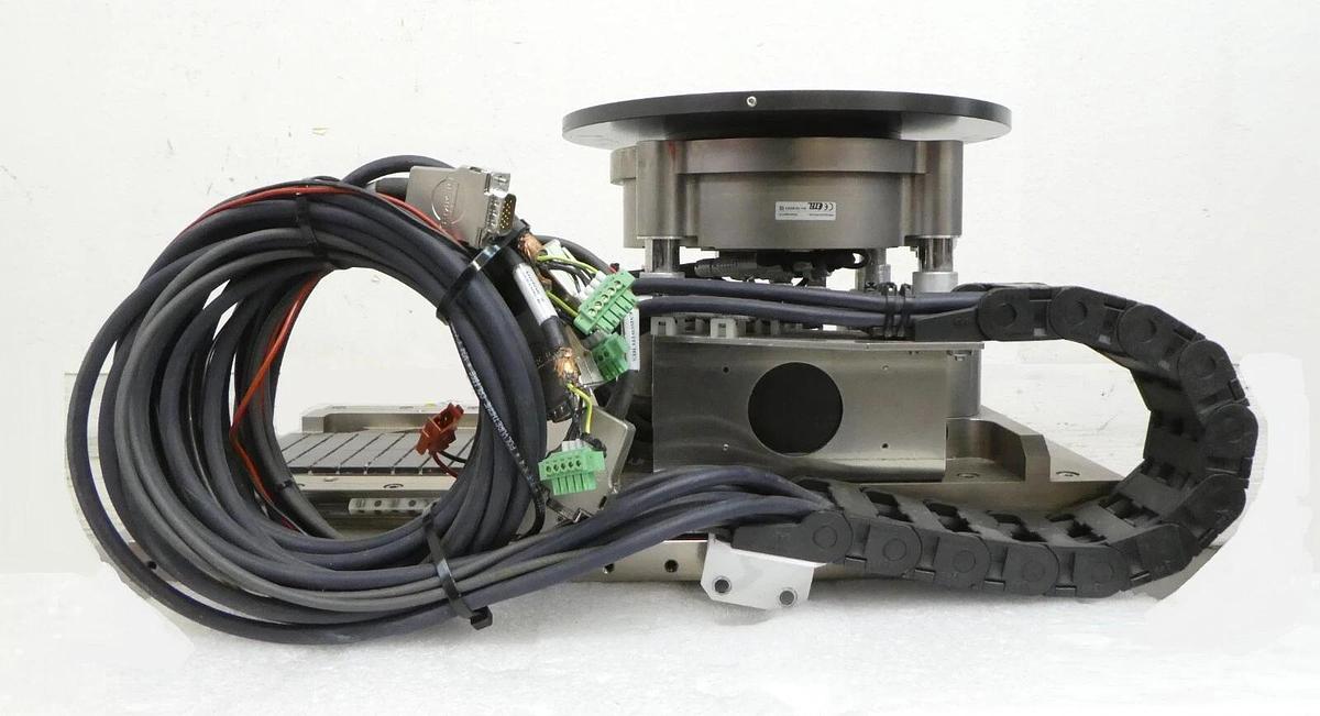 Used Heidenhain 2330P-01A Wafer Stage Chuck 10.5" Platen ETEL 591151-01-00-A Untested
