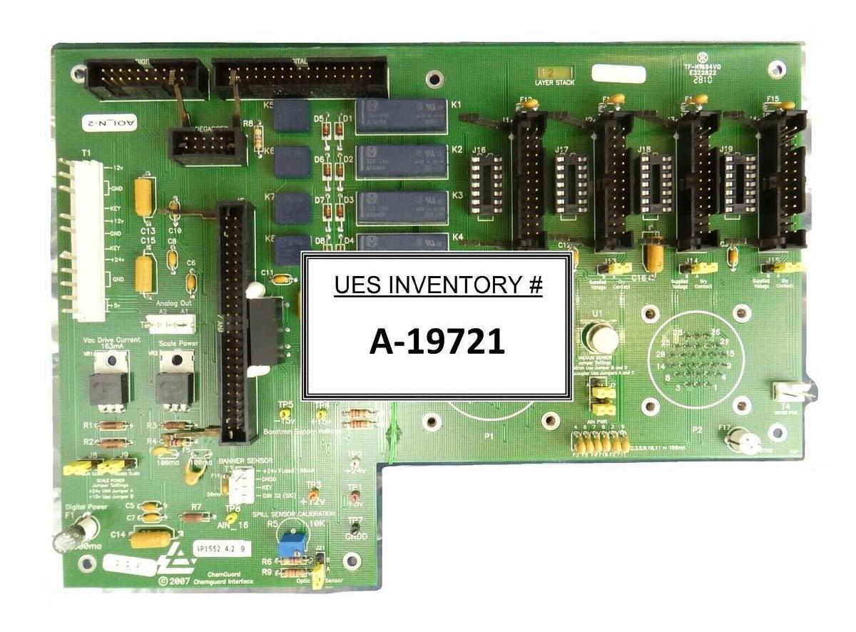 Used Air Products AP1552 4.2 9 ChemGuard Interface PCB AOI_N-2 Working Surplus
