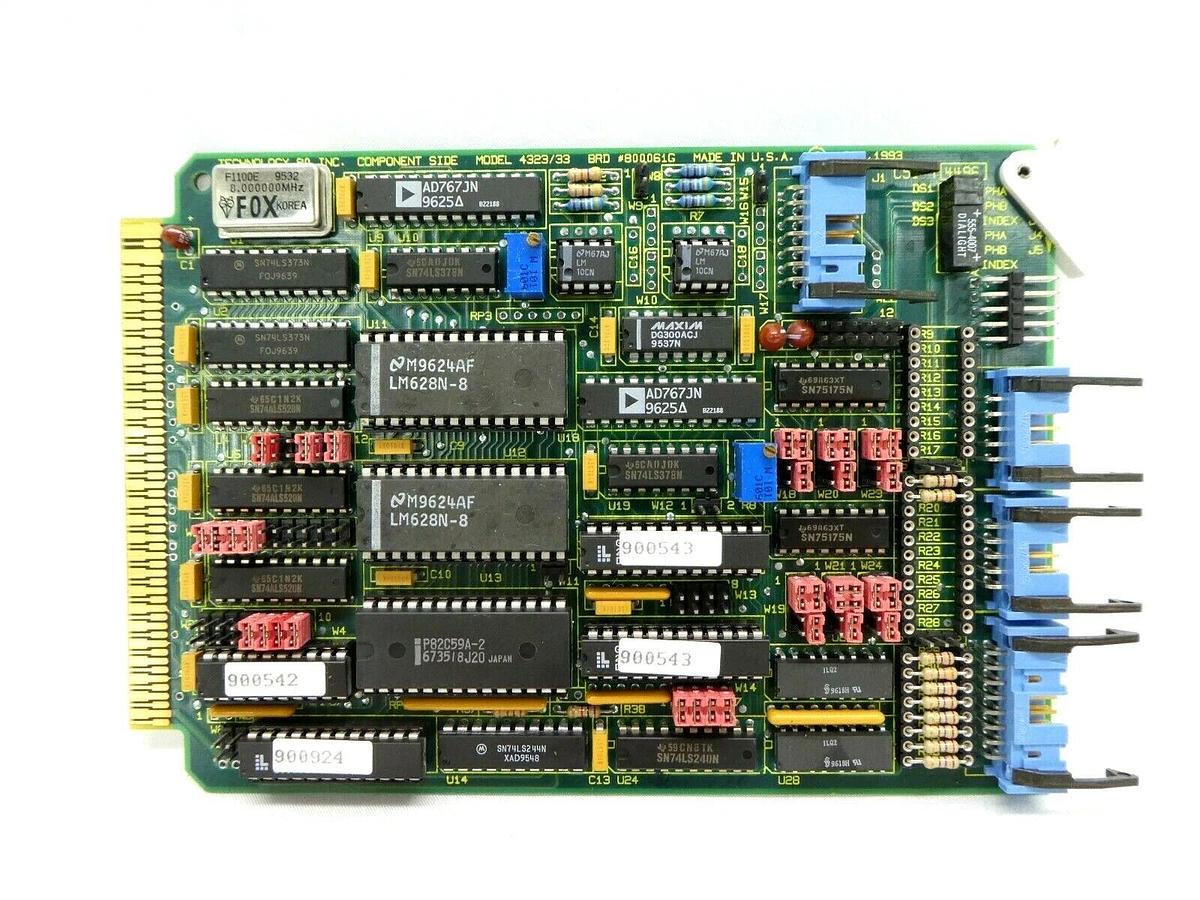 Used Technology 80 4323/33 PCB Card 800061G 900444/J 4323-2 4323/4333 Working Surplus