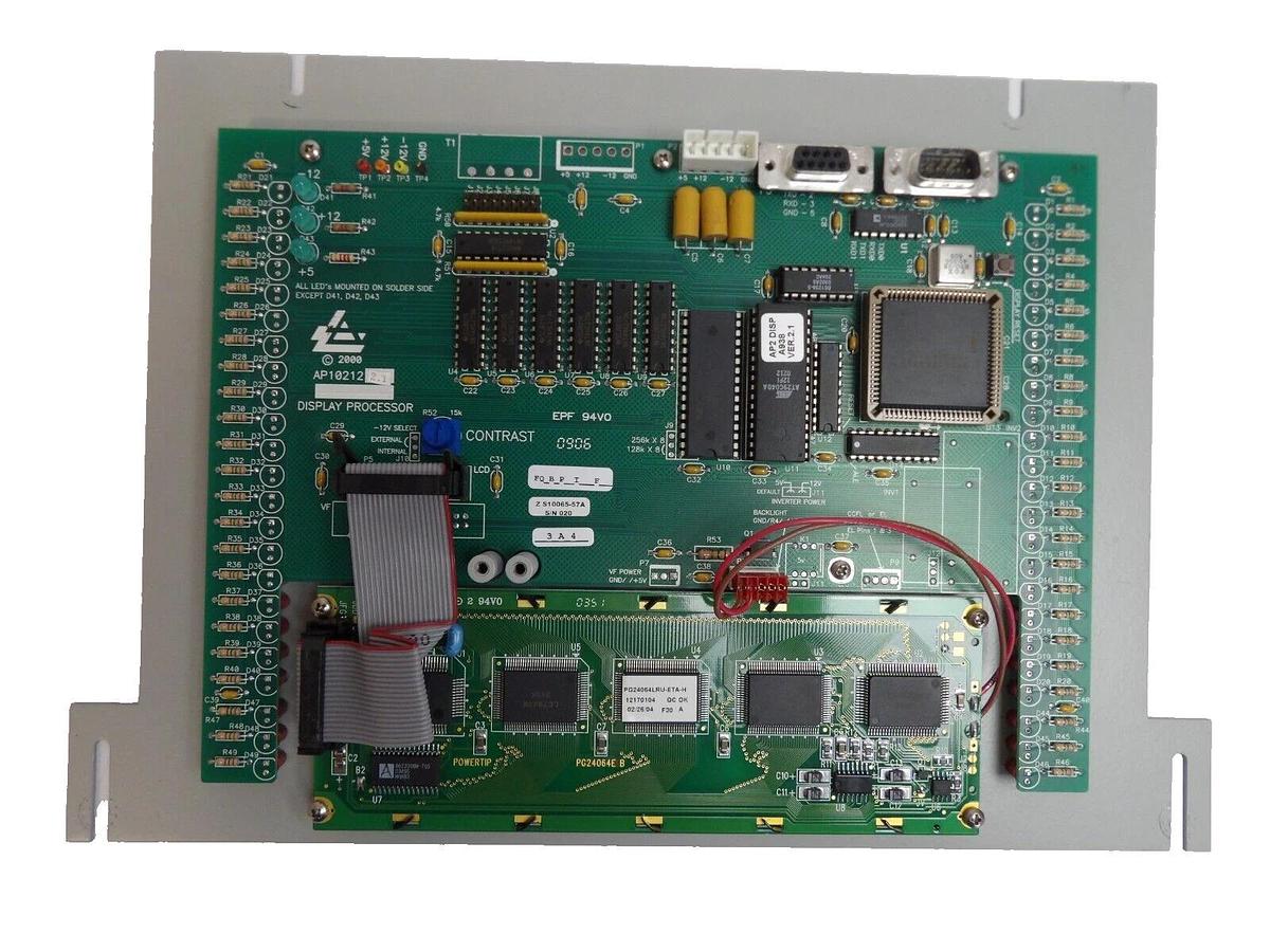 Used Air Products AP10212 Display Processor PCB Board Assembly Working Surplus
