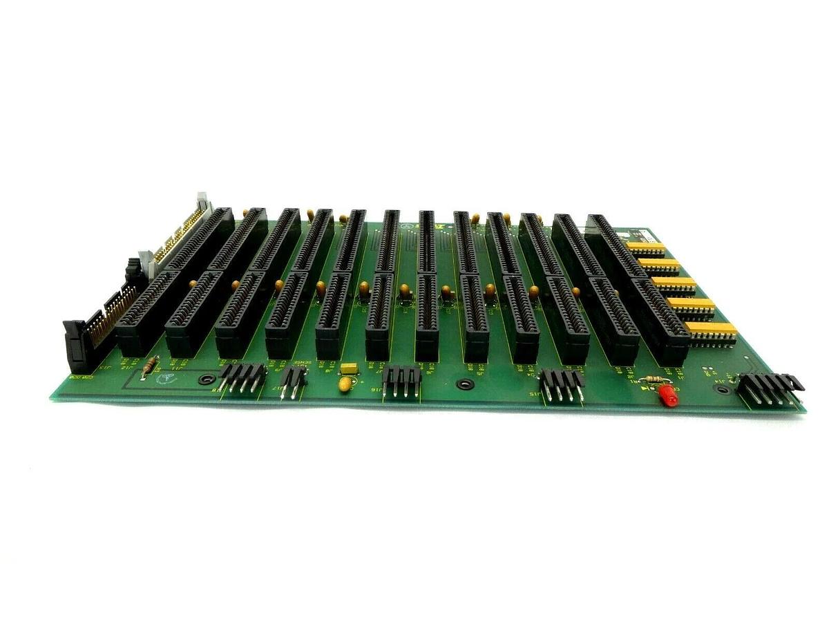 Used I-Bus Systems 100960 12-Slot Backplane PCB Tencor Instruments 143570 Working