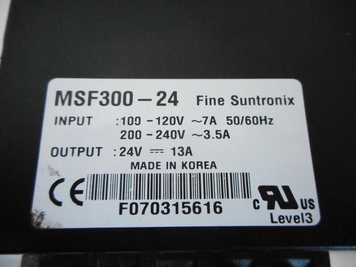 Used Fine Suntronix MSF300-24 Power Supply Reseller Lot of 5 Used Working