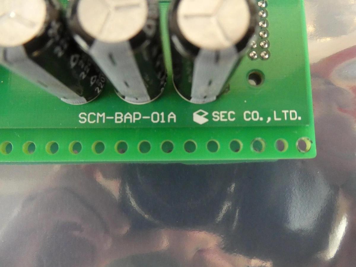 Used SEC CO.,LTD. SCM-BAP-01A BUS Backplane Interface PCB Board SCM-RSC-01A Working