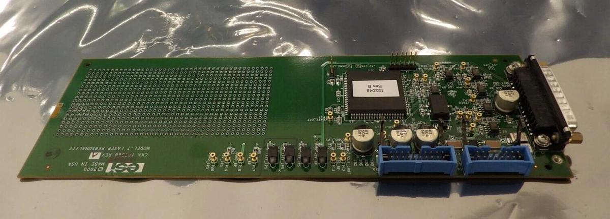 Used ESI CKA 150268 Model-T Laser Personality PCB JDS Uniphase QB-PS-49190 Working