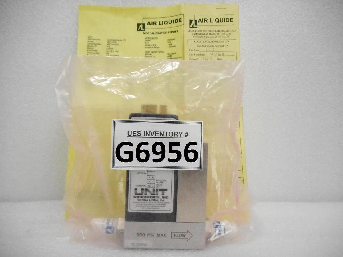 Refurbished UNIT Instruments UFC-1100 Mass Flow Controller MFC 2 SLM N2 Refurbished