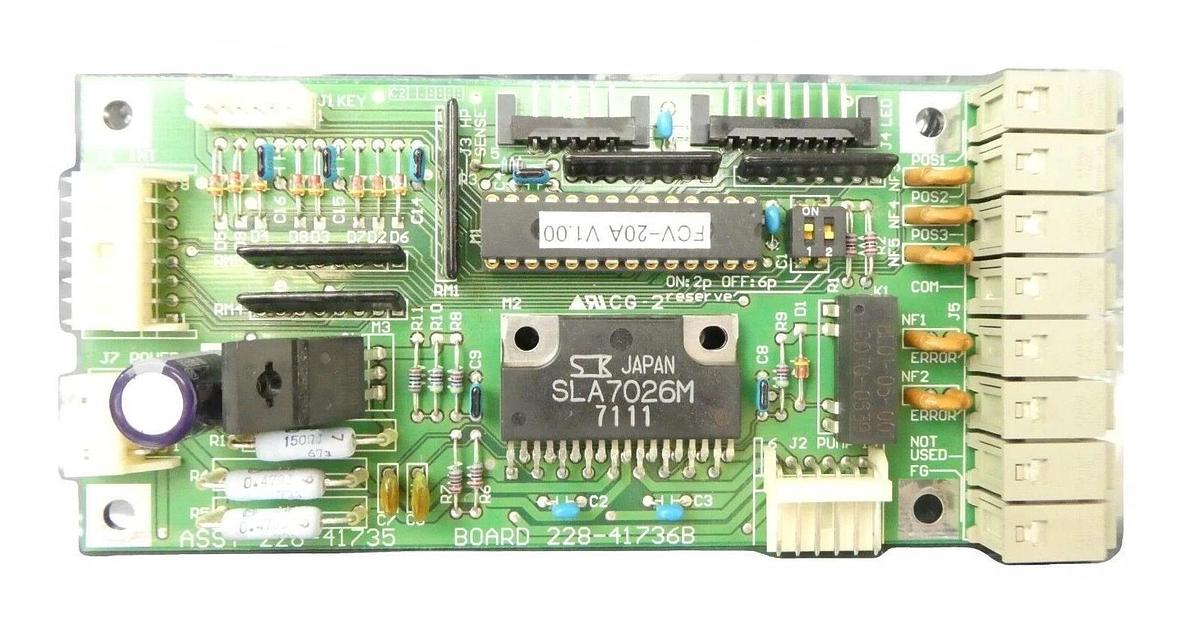 Used Shimadzu 228-41735-91 Valve Motor Driver PCB 228-41735 228-41736 Working Surplus