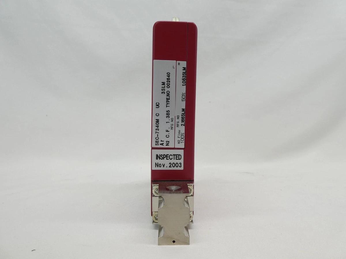 Used STEC SEC-7340M Mass Flow Controller MFC 3 SLM Ar Reseller Lot of 5 Working