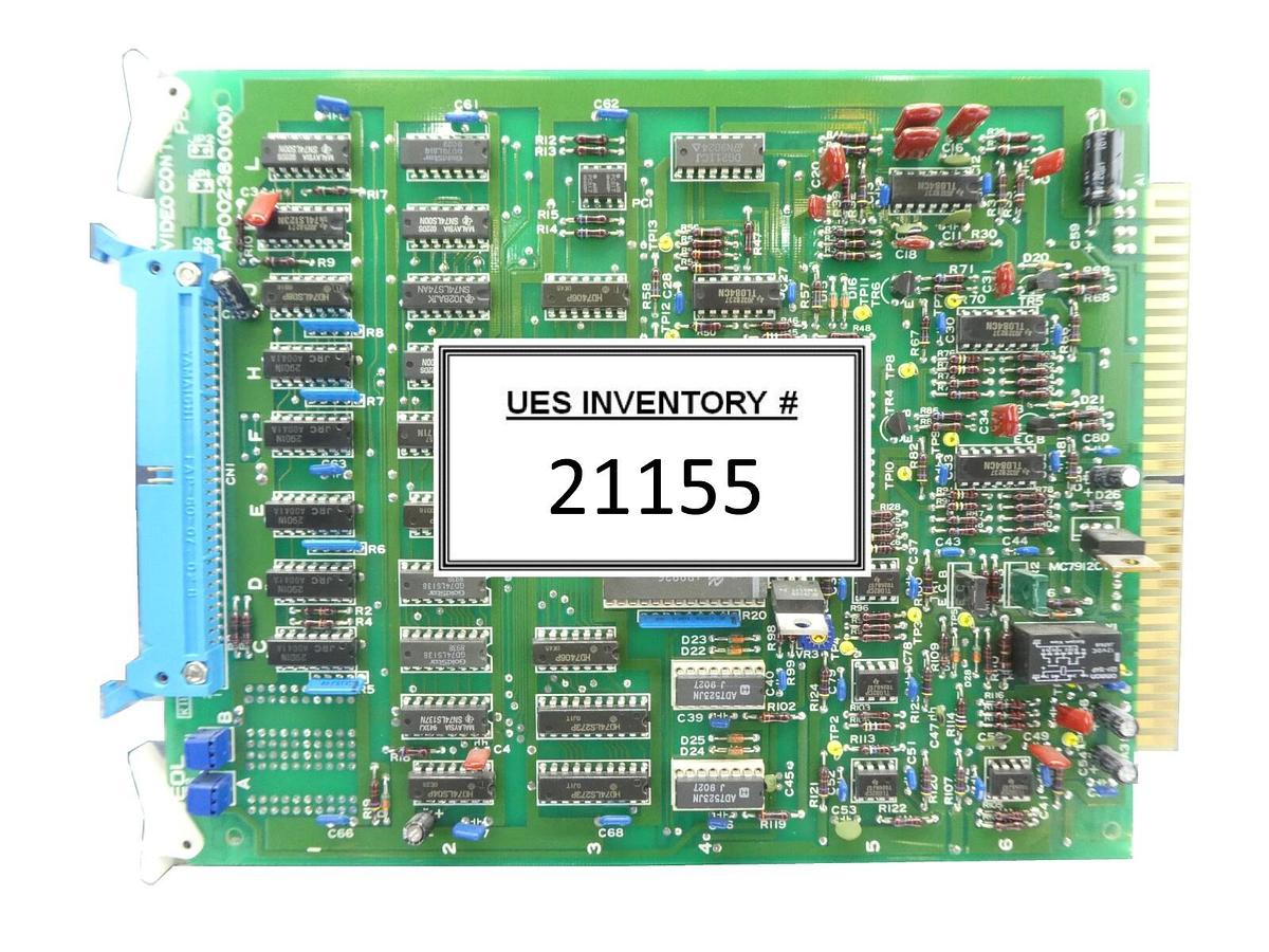Used JEOL AP002380(00) Video Control PCB Card VIDEO CONT(3)PB JSM-6300F SEM Working
