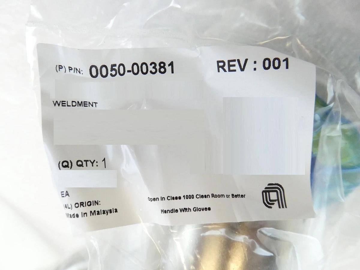 AMAT Applied Materials 0050-00381 Foreline Bellows with TC and Helium Dump New