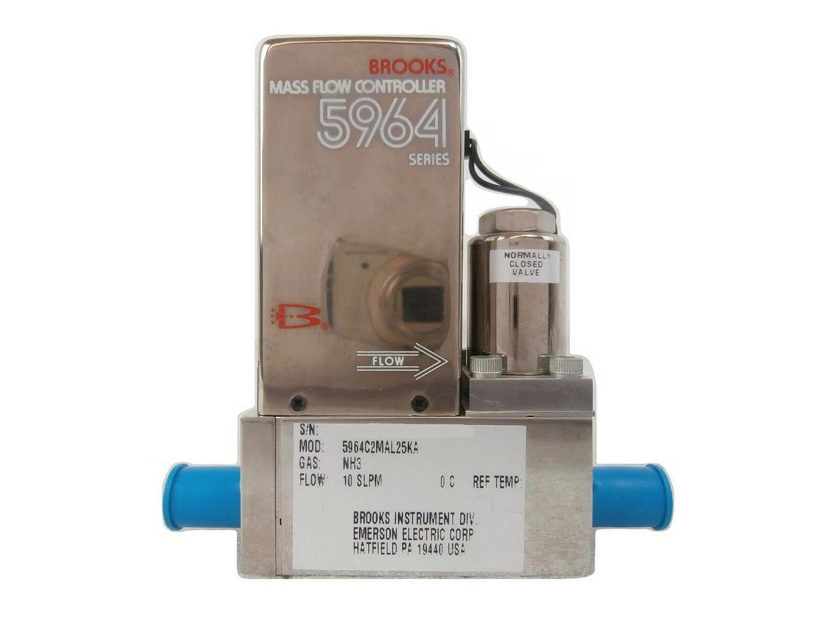 Used Brooks 5964C2MAL25KA Mass Flow Controller MFC Novellus 22-10523-00 Working Spare