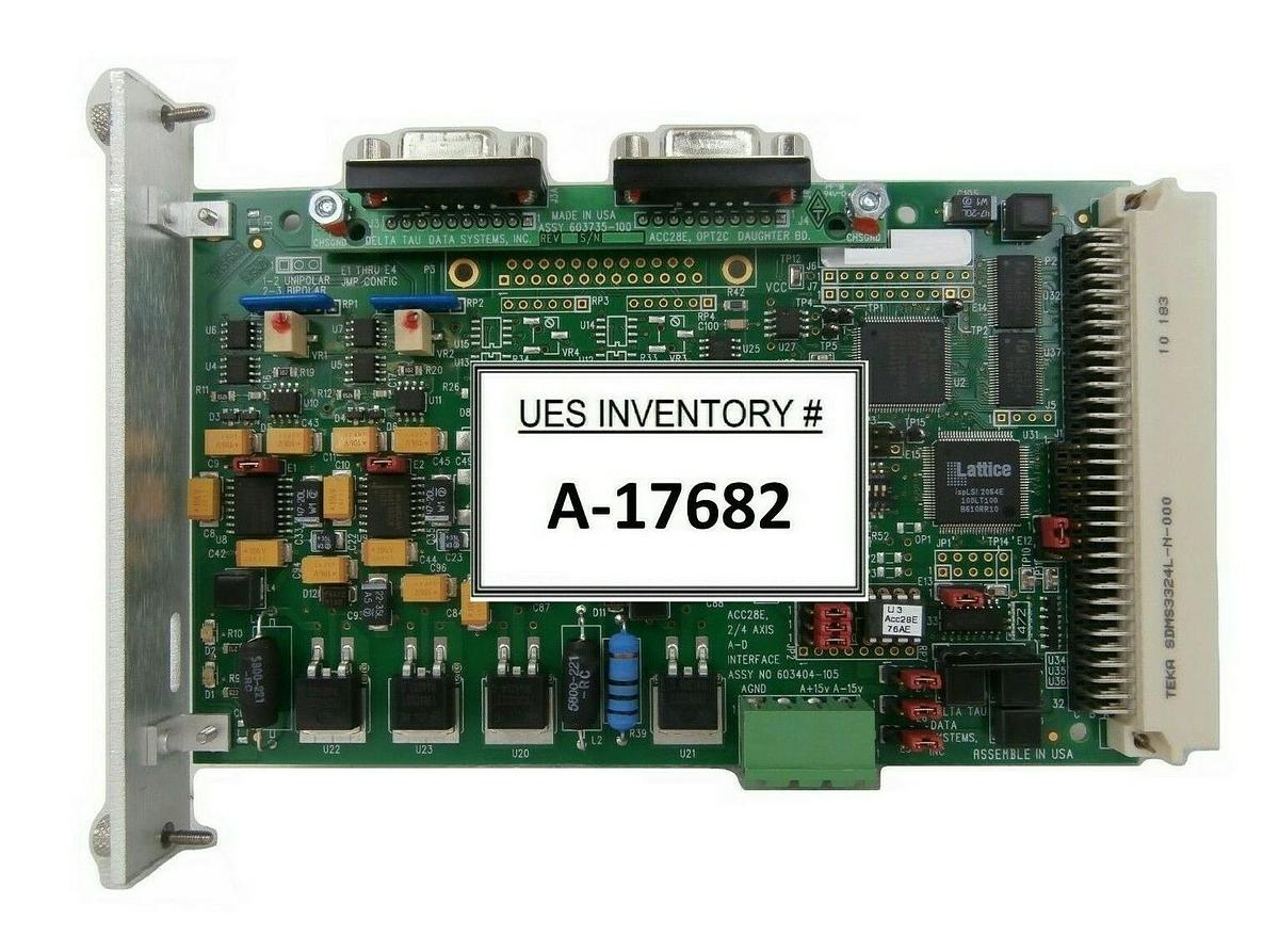 Used Delta Tau 603404-105 Hi Resolution A-D Converter PCB Card ACC-28E Working Spare