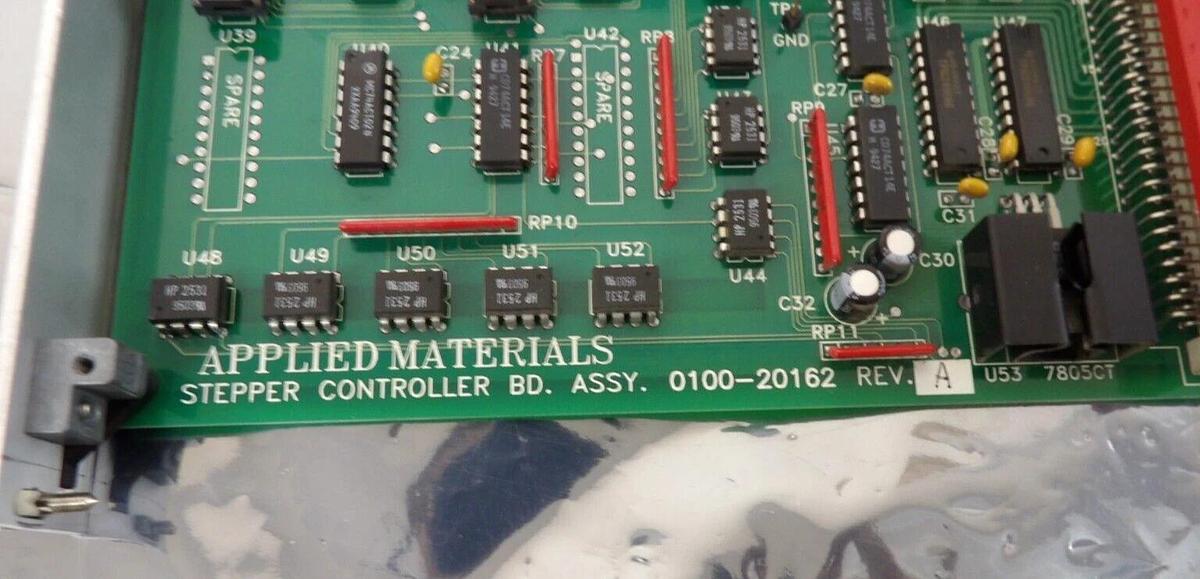 Used AMAT Applied Materials 0100-20162 Stepper Controller PCB Card Working Surplus