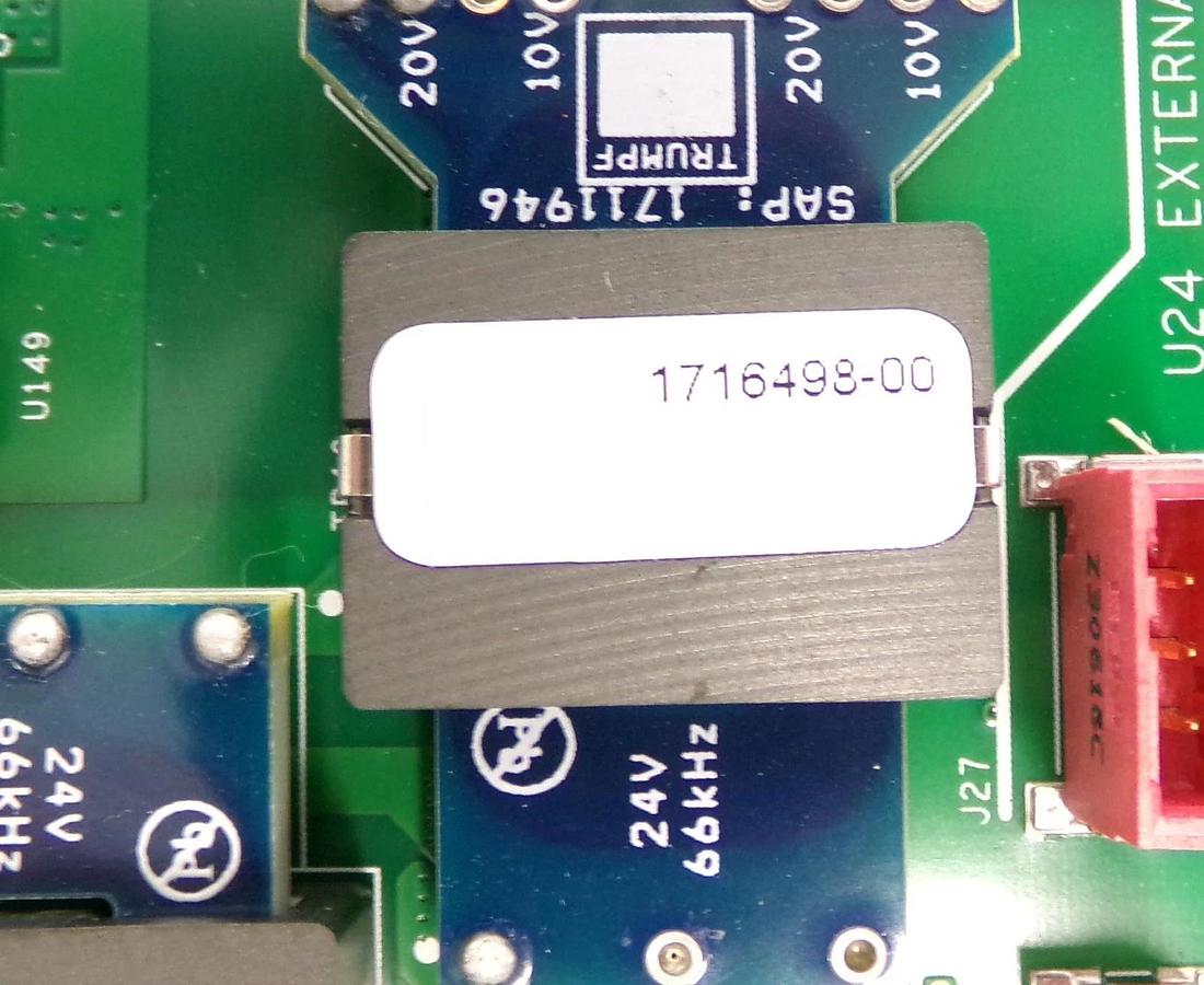 Used Trumpf Huttinger 2368929 Interface PCB CMPC24_DC50_V4 TruPlasma Working Surplus