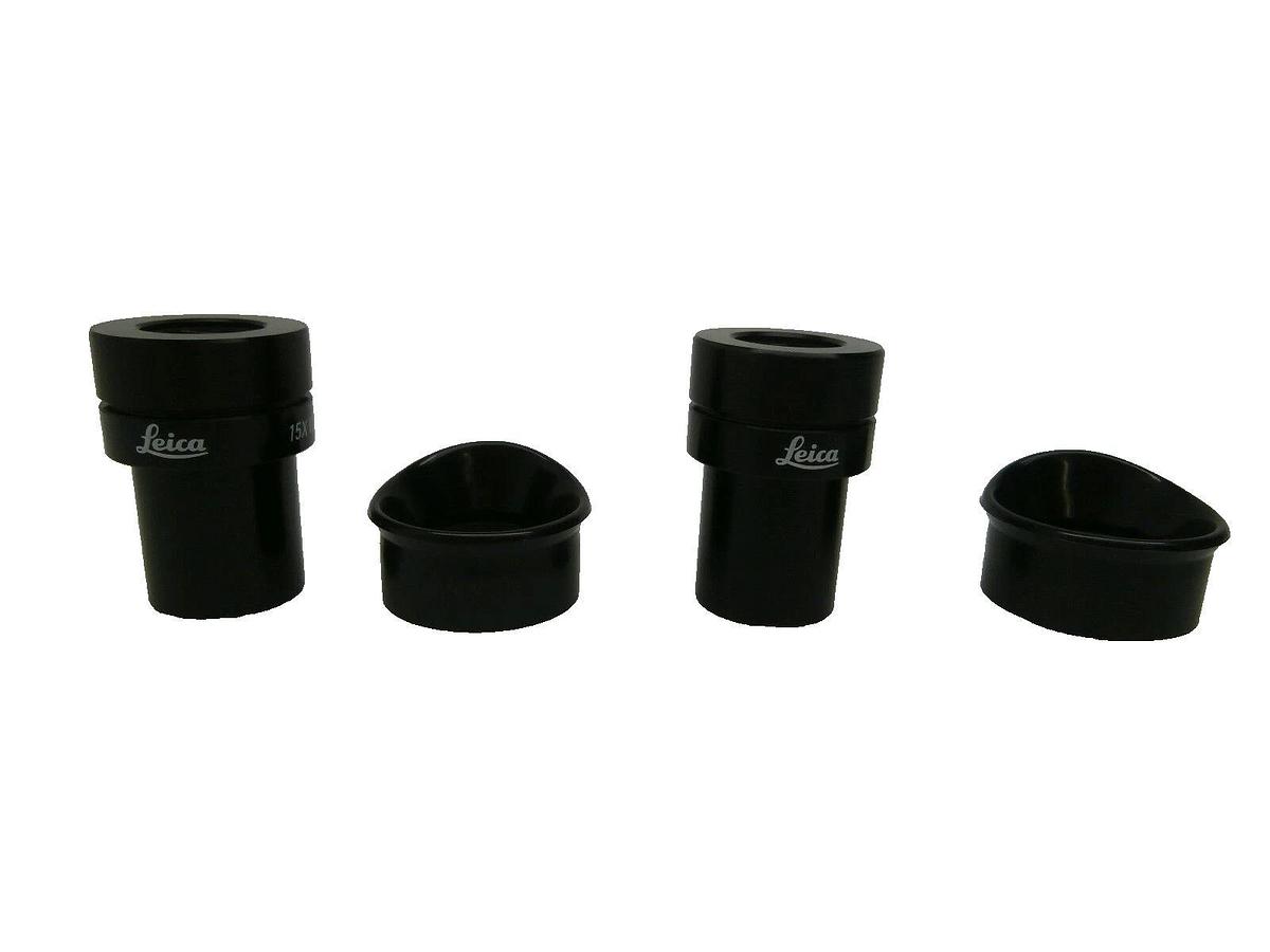 Leica 310564 15x W.F. Wide Field Microscope Eyepiece Set of 2 New Surplus
