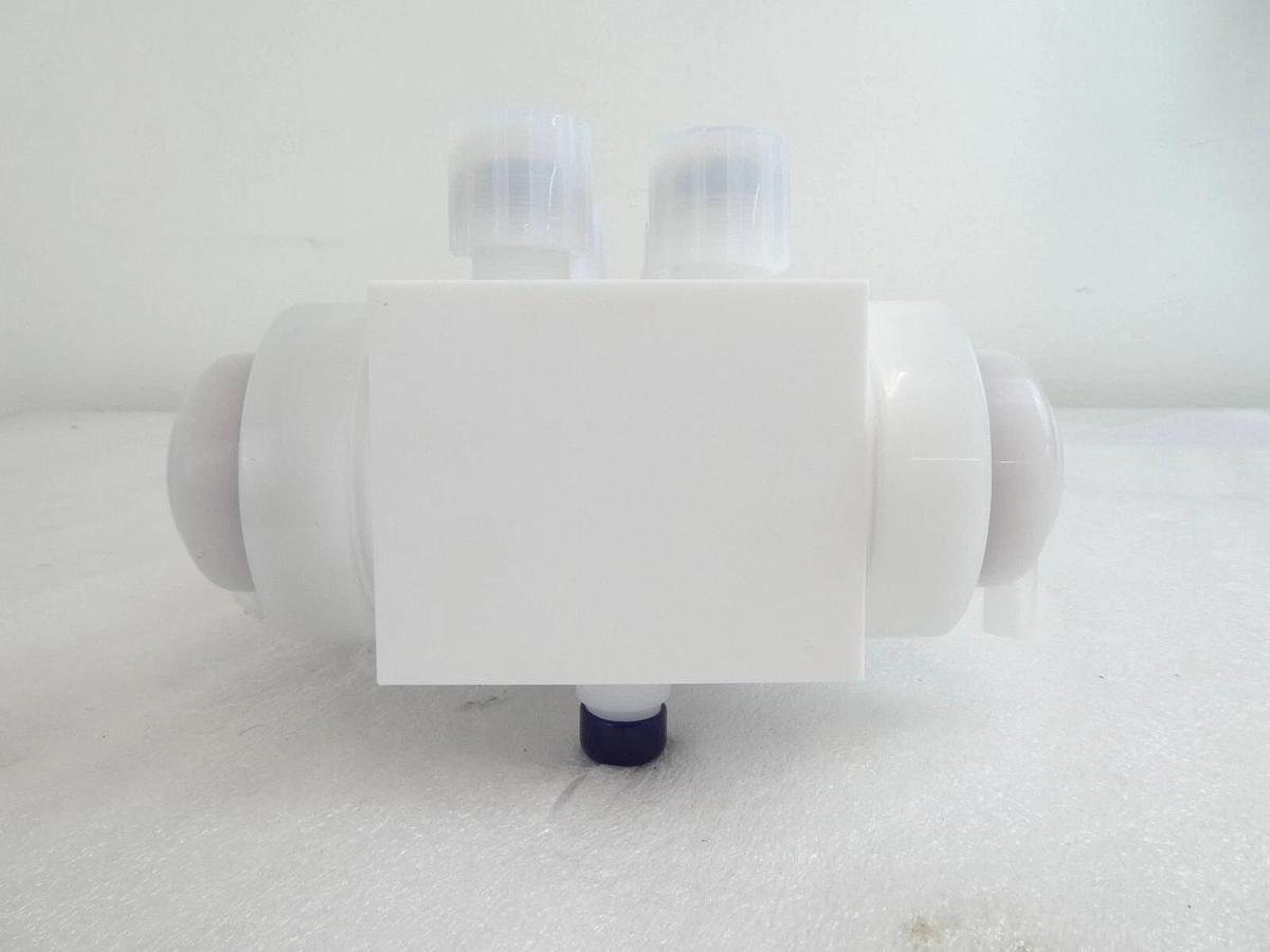 Semitool AE0400577 Customized 1/4 Check Valve Block Entegris CK4-4N-4N New